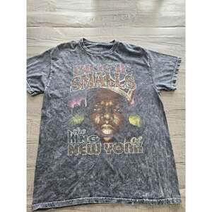 Notorious B.I.G. Biggie Smalls King of New York Graphic T Shirt Medium